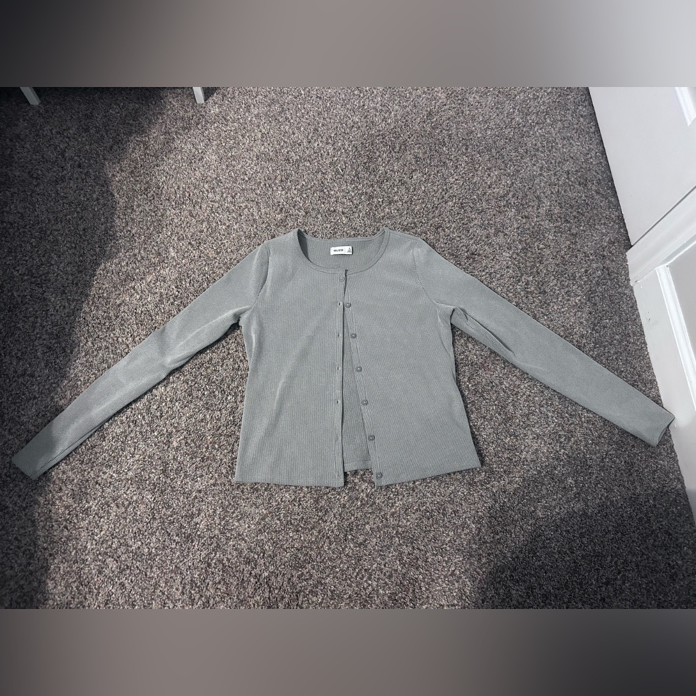 Hollister Green Women's Cardigan Sweater